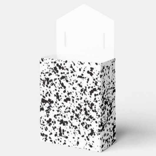 Dalmatische gevlekte tentgunst doos bedankdoosjes (Geopend)