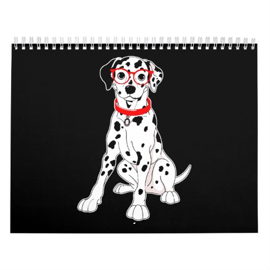 Dalmatische Gift | Dalmatische brillen dragen Kalender (Hoes)