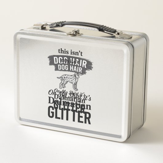 Dalmatische Glitter Grappige Hond Haar Citaat Ontw (Voorkant)