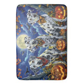 Dalmatische Halloween Griezelig Badmat (Voorkant Verticaal)