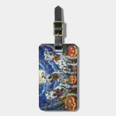 Dalmatische Halloween Spoken Bagagelabel (Voorkant verticaal)
