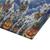 Dalmatische Halloween Spoken Snijplank (Hoek)