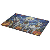 Dalmatische Halloween Spoken Snijplank (Hoek)