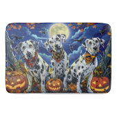 Dalmatische Halloween Spooky Badmat (Voorkant)