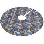 Dalmatische Halloween Spooky Kerstboom Rok (Gekanteld)