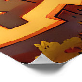 Dalmatische Halloween Spooky Poster (Hoek)