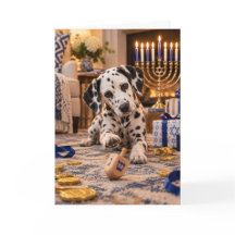 Dalmatische Hanukkah kaart