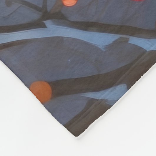 Dalmatische hardlopen in de sneeuw met kerst Pet Fleece Deken (Hoek)