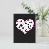 Dalmatische harten briefkaart (Staand voorkant)