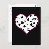 Dalmatische harten briefkaart (Voorkant / Achterkant)