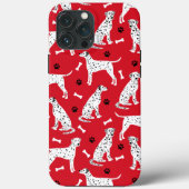 Dalmatische Hoesje en Botten iPhone Case (Achterkant)