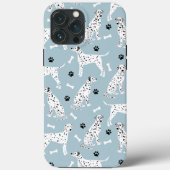 Dalmatische Hoesje en Botten iPhone Case (Achterkant)