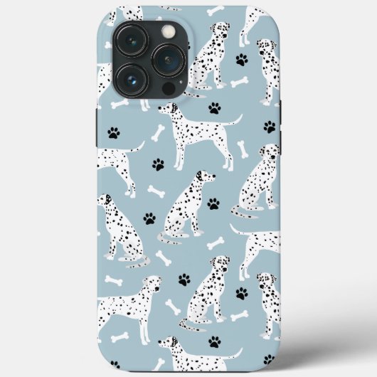 Dalmatische Hoesje en Botten iPhone Case (Achterkant)
