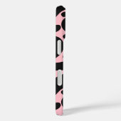 Dalmatische Hond Abstract Patroon Blush Roze Monog Case-Mate iPhone Case (Achterkant / Rechts)