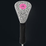 Dalmatische Hond Abstract Patroon Hot Pink Monogra Golfheadcover<br><div class="desc">Bescherm uw golfclubs in stijl met de Dalmatische Hond Abstract Patroon Hot Pink Monogram Golf Head Hoesje. Met een gedurfd en speels Dalmatisch ontwerp met een levendig hot pink accent, biedt deze hoofdbedekking zowel flair als functie. Personaliseer het met een monogram voor een uniek tintje, waardoor het een ideaal cadeau...</div>