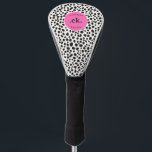 Dalmatische Hond Abstract Patroon Hot Pink Monogra Golfheadcover<br><div class="desc">Bescherm uw golfclubs in stijl met de Dalmatische Hond Abstract Patroon Hot Pink Monogram Golf Head Hoesje. Met een gedurfd en speels Dalmatisch ontwerp met een levendig hot pink accent, biedt deze hoofdbedekking zowel flair als functie. Personaliseer het met een monogram voor een uniek tintje, waardoor het een ideaal cadeau...</div>