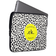 Dalmatische Hond Abstract Patroon Hot Pink Monogra