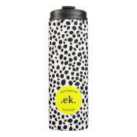 Dalmatische Hond Abstract Patroon Hot Pink Monogra