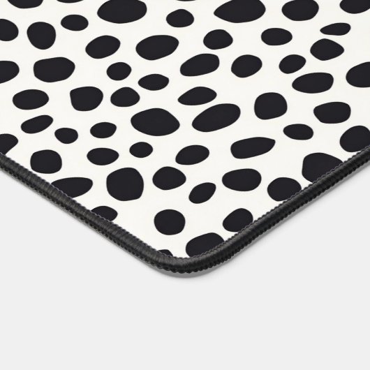 Dalmatische hond Abstract patroonmonogram Bureaumat (Hoek)