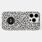 Dalmatische hond Abstract patroonmonogram Case-Mate iPhone Case (Achterkant (horizontaal))