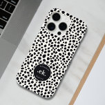 Dalmatische hond Abstract patroonmonogram iPhone 16 Pro Hoesje<br><div class="desc">De Dalmatische Hond Abstract Patroon Monogram iPhone 16 Pro Hoesje combineert moderne stijl met een speels design. Dit hoesje heeft een chique, op Dalmatië geïnspireerde abstracte vormgeving en een gepersonaliseerd monogram en biedt een unieke combinatie van functionaliteit en flair. Perfect voor dagelijks gebruik, het is een geweldig cadeau voor verjaardagen,...</div>