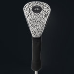 Dalmatische hond Abstract patroonmonogram Golfheadcover<br><div class="desc">Show uw liefde voor honden op de golfbaan met de Dalmatische Hond Abstract Pattern Monogram Golf Head Hoesje. Met een opvallend abstract Dalmatisch ontwerp voegt deze hoofdbedekking een speelse en persoonlijke touch toe aan uw golfuitrusting. met een monogram, is het de perfecte manier om je stijl te laten zien terwijl...</div>