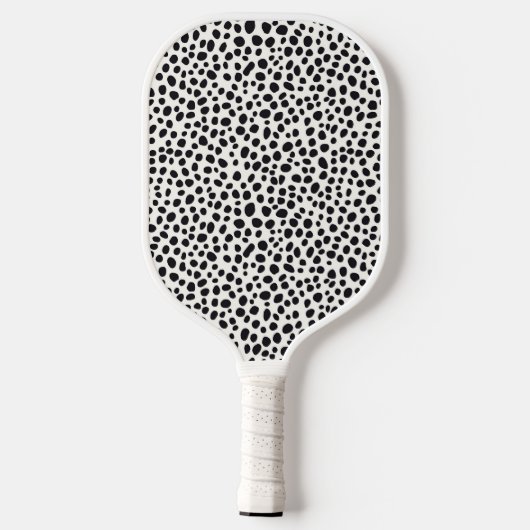 Dalmatische hond Abstract patroonmonogram Pickleball Paddle (Achterkant)