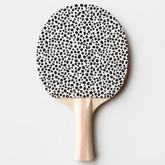 Dalmatische hond Abstract patroonmonogram Tafeltennisbatje (Achterkant)