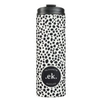 Dalmatische hond Abstract patroonmonogram