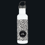 Dalmatische hond Abstract patroonmonogram Waterfles<br><div class="desc">De Dalmatische Hond Abstract Patroon Monogram RVS Waterfles is een stijlvolle en praktische manier om onderweg gehydrateerd te blijven. Met een gedurfd abstract Dalmatisch ontwerp met een gepersonaliseerd monogram is dit flesje een uniek en doordacht cadeau voor hondenliefhebbers. Ideaal voor dagelijks gebruik, sportevenementen of als leuk cadeau voor verjaardagen, feestdagen...</div>