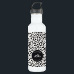 Dalmatische hond Abstract patroonmonogram Waterfles<br><div class="desc">De Dalmatische Hond Abstract Patroon Monogram RVS Waterfles is een stijlvolle en praktische manier om onderweg gehydrateerd te blijven. Met een gedurfd abstract Dalmatisch ontwerp met een gepersonaliseerd monogram is dit flesje een uniek en doordacht cadeau voor hondenliefhebbers. Ideaal voor dagelijks gebruik, sportevenementen of als leuk cadeau voor verjaardagen, feestdagen...</div>