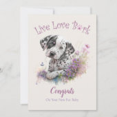 Dalmatische Hond Adoptie, Gotcha Dag Kaart (Voorkant)