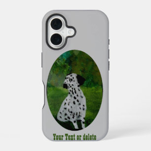 Dalmatische Hond Art Custom iPhone 16 Hoesje