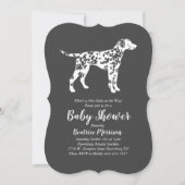 Dalmatische Hond Baby shower Genderneutraal Kaart (Voorkant)