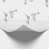 Dalmatische hond cadeaupapier (Hoek)