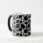 Dalmatische Hond Dier Zwart & Wit Patroon Magische Mok (Voorkant links)