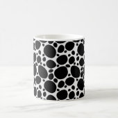 Dalmatische Hond Dier Zwart & Wit Patroon Magische Mok (Center)