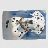 Dalmatische Hond Golfhanddoek (Horizontaal)