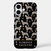 Dalmatische Hond Gouden Sterren Patroon Naam Case-Mate iPhone Case (Achterkant)