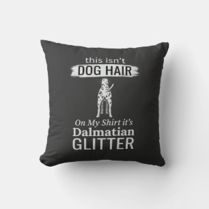 Dalmatische hond haar glitter grappige huisdier kussen