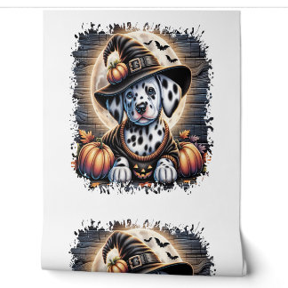 Dalmatische Hond Halloween Behang