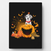 Dalmatische Hond Halloween Dalmatische Hond Hallow Fotoplaat (voorkant)