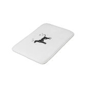 Dalmatische hond - Halloween Moon Silhouette Class Badmat (Gekanteld)