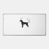 Dalmatische hond - Halloween Moon Silhouette Class Bureaumat (Voorkant)