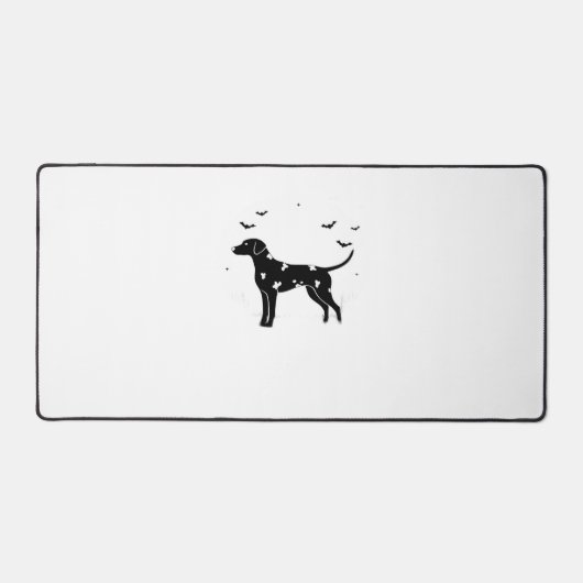 Dalmatische hond - Halloween Moon Silhouette Class Bureaumat (Voorkant)