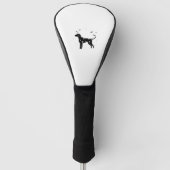 Dalmatische hond - Halloween Moon Silhouette Class Golfheadcover (Voorkant)