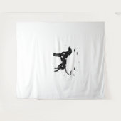 Dalmatische hond - Halloween Moon Silhouette Class Wandkleed (Voorkant (horizontaal))