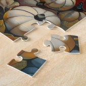 Dalmatische hond herfst oogst thanksgiving legpuzzel (Zijkant)