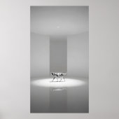 Dalmatische hond in een schone witte studio poster (Voorkant)