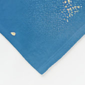 Dalmatische hond in slee laat het sneeuwen Kerstmi Fleece Deken (Hoek)